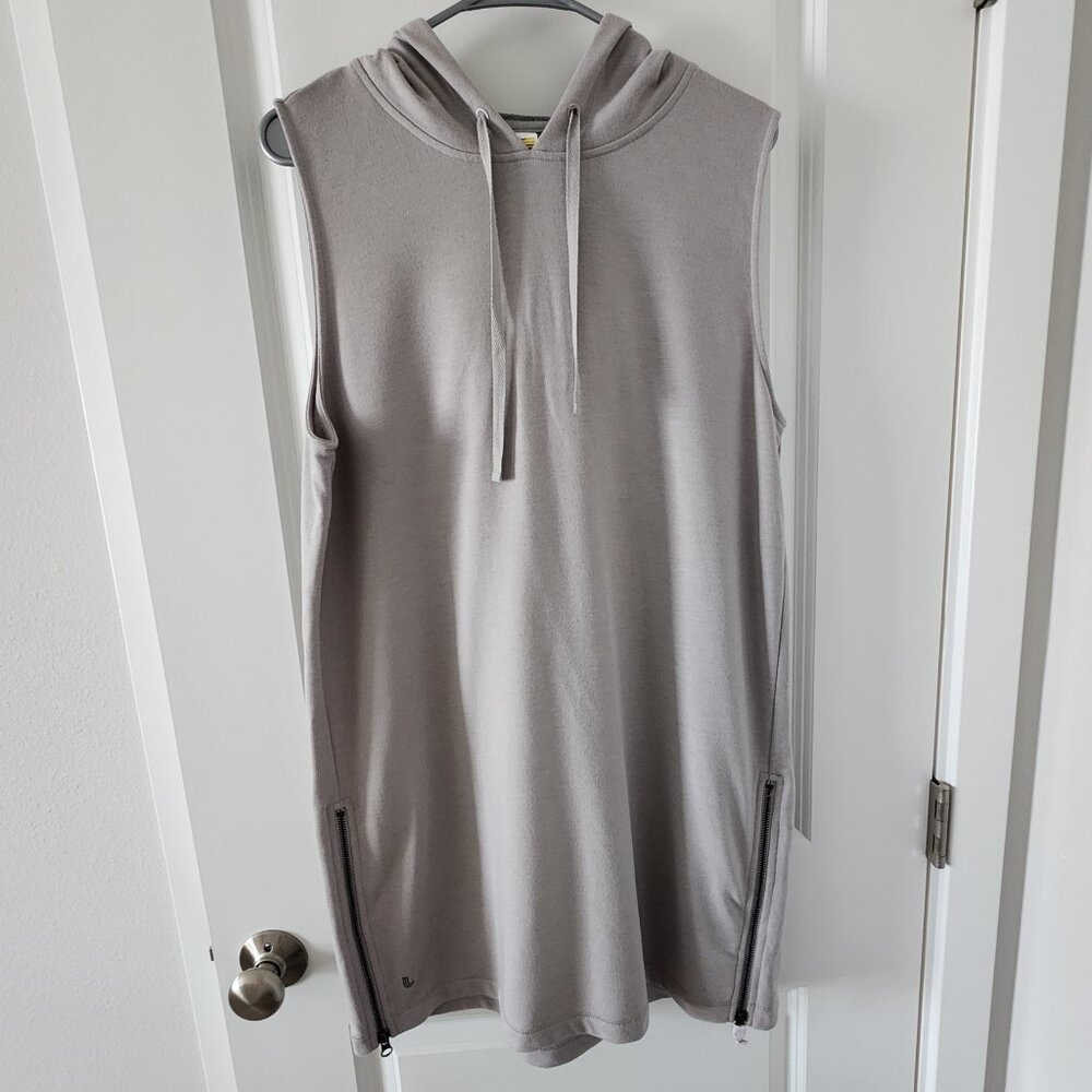 Lole side zip sleeveless hoodie dress